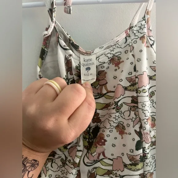 Kate Quinn Flower Fairies Bubble Romper 6-12M | Organic Cotton Baby Outfit - Picture 3 of 4